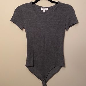 Gray bodysuit